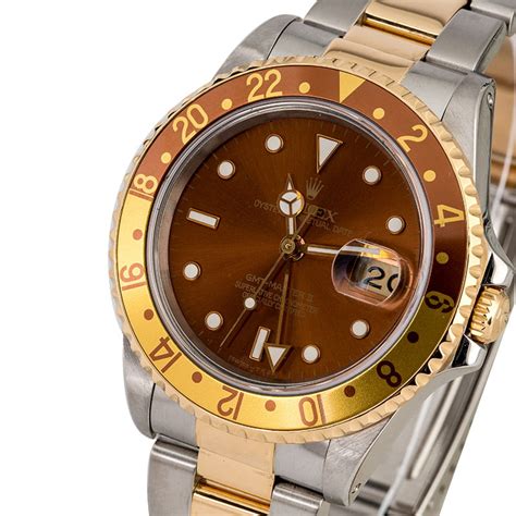 rolex gmt master ii 16713 steel & gold root beer|rolex 16713 jubilee.